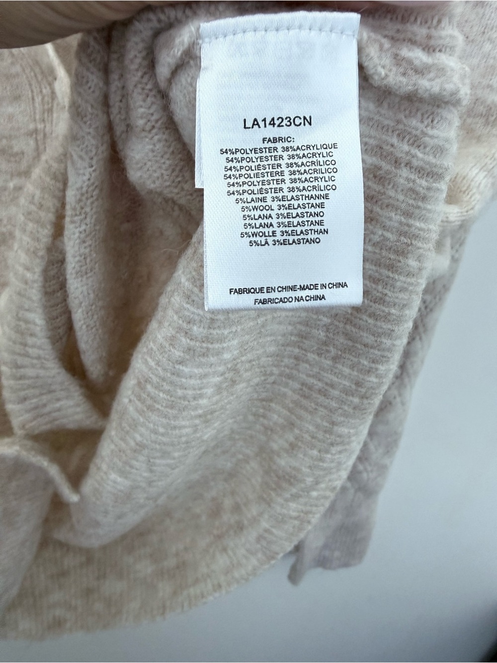 NWOT Molly Bracken Soft Knit Heart Button Cardigan Sweater | Medium | Cream - Picture 8 of 12